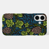 ウィリアム・モリス 葡萄とつる 赤 緑 青 Case-Mate iPhoneケース (裏面 (横))