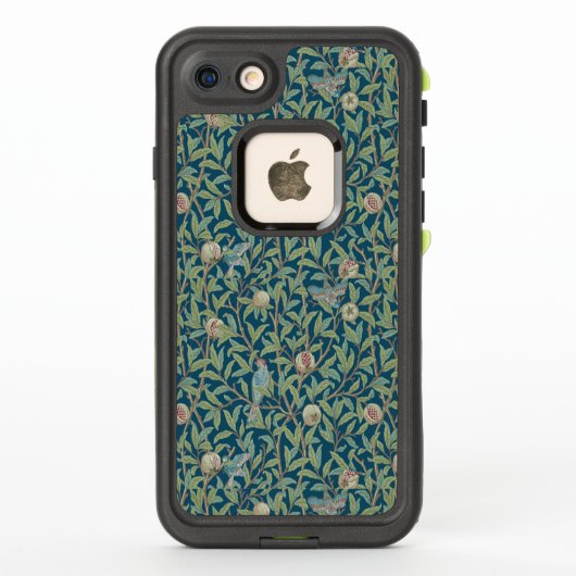 ウィリアム・モリス「鳥とザクロ」 LifeProof iPhoneケース (裏面)