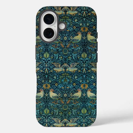 ウィリアム・モリス 鳥と花柄 Case-Mate iPhoneケース (裏面)