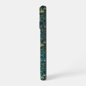 ウィリアム・モリス 鳥と花柄 iPhone 16ケース (左側面)