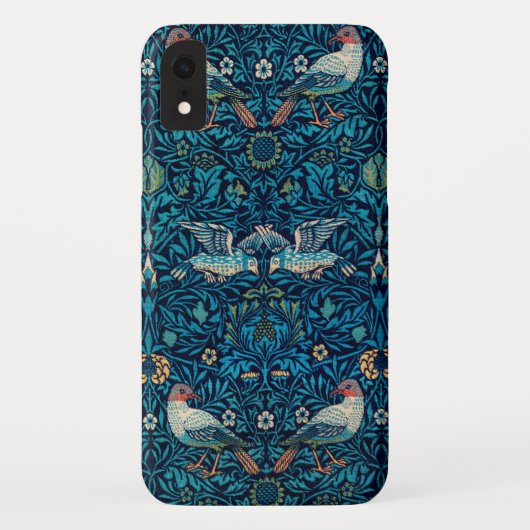 ウィリアム・モリス 鳥 アールヌーボー 花柄 Case-Mate iPhoneケース (裏面)