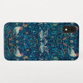 ウィリアム・モリス 鳥 アールヌーボー 花柄 Case-Mate iPhoneケース (裏面(横))