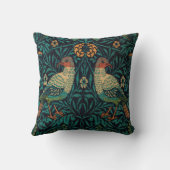 ウィリアム・モリス「鳥」 クッション (裏面)