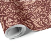 ウィリアム・モリス「鳥」 2 ラッピングペーパー (ロールコーナー)