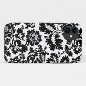 ウィリアム・モリス 黒 白 ヴェネツィア 花柄 Case-Mate iPhoneケース (裏面(横))