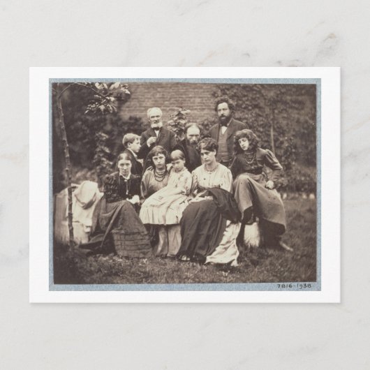 ウィリアム・モリス(1834-96)エドワード・バーン=ジョーンズ卿(1) ポストカード (正面)