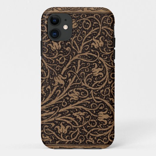 ウィリアム・モリス Campion 型押しレザーダマスク Case-Mate iPhoneケース (裏面)