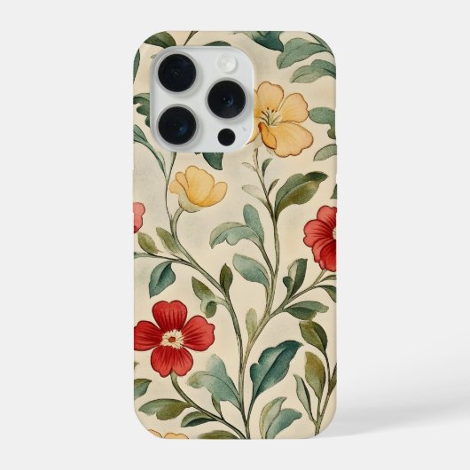ウィリアム・モリス iPhone カーゼ iPhoneケース (裏面)