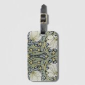 ウィリアム・モリス- Pimpernelの壁紙のデザイン ラゲッジタグ (正面縦)