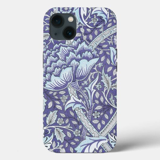 ウィリアム・モリス Windrush ブルー柄 フローラル Case-Mate iPhoneケース (裏面)