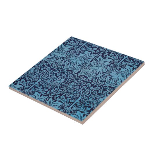 ウィリアム・モリスBrotherRabbit タイル (側面)