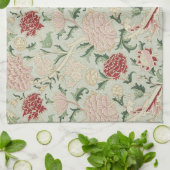 ウィリアム・モリスCrayの花のラファエロ前の画家のヴィンテージ キッチンタオル (折り畳み)