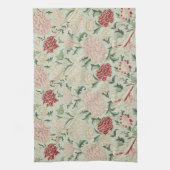 ウィリアム・モリスCrayの花のラファエロ前の画家のヴィンテージ キッチンタオル (縦)