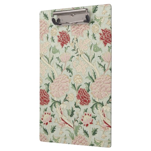 ウィリアム・モリスCrayの花のラファエロ前の画家のヴィンテージ クリップボード (左)