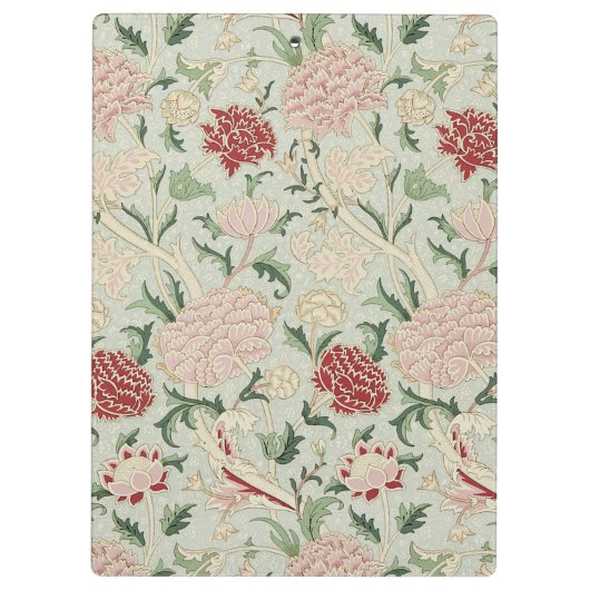 ウィリアム・モリスCrayの花のラファエロ前の画家のヴィンテージ クリップボード (裏面)