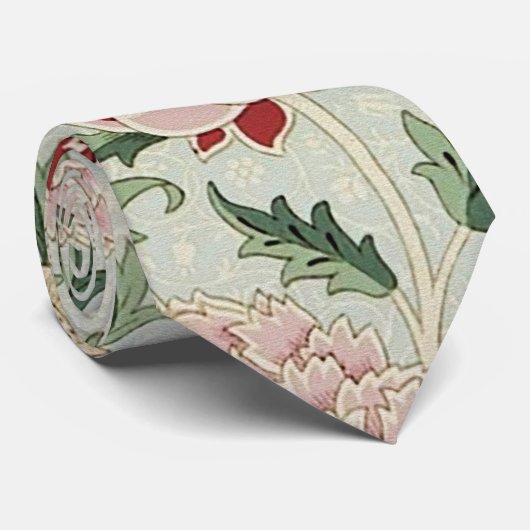 ウィリアム・モリスCrayの花のラファエロ前の画家のヴィンテージ ネクタイ (ロール)