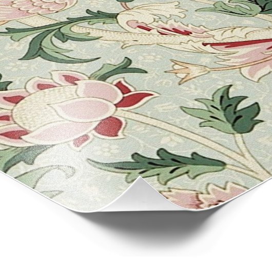 ウィリアム・モリスCrayの花のラファエロ前の画家のヴィンテージ フォトプリント (角)