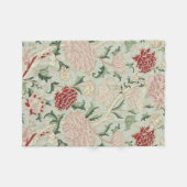 ウィリアム・モリスCrayの花のラファエロ前の画家のヴィンテージ フリースブランケット (正面(横))