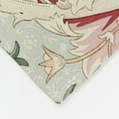 ウィリアム・モリスCrayの花のラファエロ前の画家のヴィンテージ フリースブランケット (角)