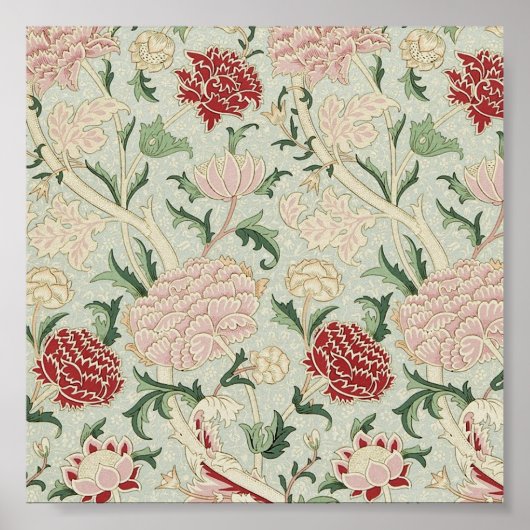 ウィリアム・モリスCrayの花のラファエロ前の画家のヴィンテージ ポスター (正面)