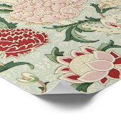 ウィリアム・モリスCrayの花のラファエロ前の画家のヴィンテージ ポスター (角)