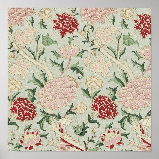 ウィリアム・モリスCrayの花のラファエロ前の画家のヴィンテージ ポスター (正面)