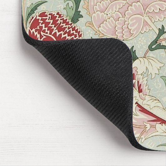 ウィリアム・モリスCrayの花のラファエロ前の画家のヴィンテージ マウスパッド (コーナー)