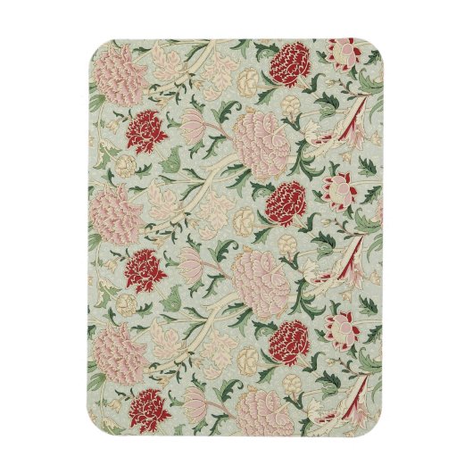 ウィリアム・モリスCrayの花のラファエロ前の画家のヴィンテージ マグネット (縦)