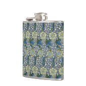 ウィリアム・モリスKennetパターン(青い) フラスク (左)