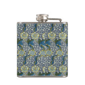 ウィリアム・モリスKennetパターン(青い) フラスク (裏面)