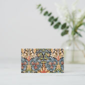 ウィリアム・モリスSnakesheadのデザイン 名刺 (スタンド正面)