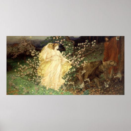 ウィリアム・リッチモンド著の金星とアンセス(1890年) ポスター (正面)