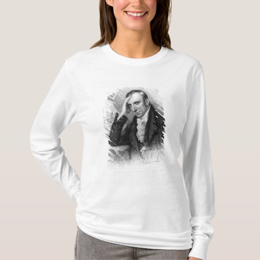 ウィリアム・ワーズワースのポートレート Tシャツ (正面)