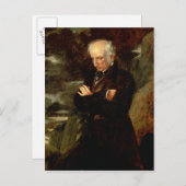 ウィリアム・ワーズワースポートレート1842年 ポストカード (正面/裏面)