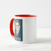 ウィリアムBarrポスター政治パロディ マグカップ (正面左)