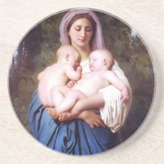 ウィリアムBouguereau_Charity (1878年) コースター (正面)