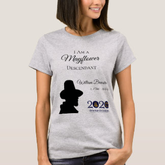ウィリアムBrewster Mayflowerの女性のTシャツ Tシャツ