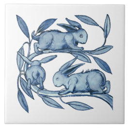 ウィリアムDeモーガンRabbitsの製陶術 タイル