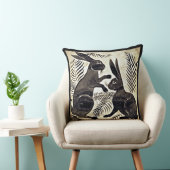 ウィリアムDeモーガンRabbits クッション (椅子)