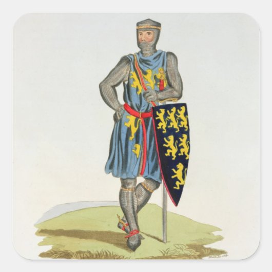 ウィリアムde Longuespeeのソールズベリー(d.12の第3伯爵 スクエアシール (正面)