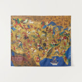 ウィリアムGropperアメリカ-漫画の民間伝承 タペストリー (正面(横))