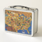 ウィリアムGropperアメリカ-漫画の民間伝承 メタルランチボックス (裏面)