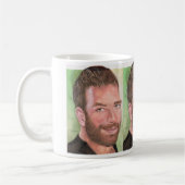 ウィリアムHairyartistのマグ コーヒーマグカップ (左)