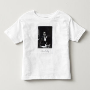 ウィリアムHoll著刻まれるPercy Bysshe Shelley トドラーTシャツ