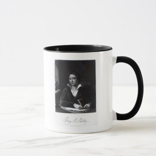 ウィリアムHoll著刻まれるPercy Bysshe Shelley マグカップ (右)