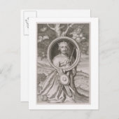 ウィリアムIIルーファス(c.1056-1100)イングランド王f ポストカード (正面/裏面)