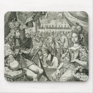 ウィリアムIII (1650-1702年)およびメリーII (1662-94年の)王 マウスパッド