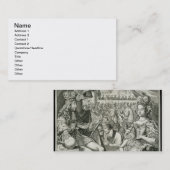 ウィリアムIII (1650-1702年)およびメリーII (1662-94年の)王 名刺 (正面/裏面)