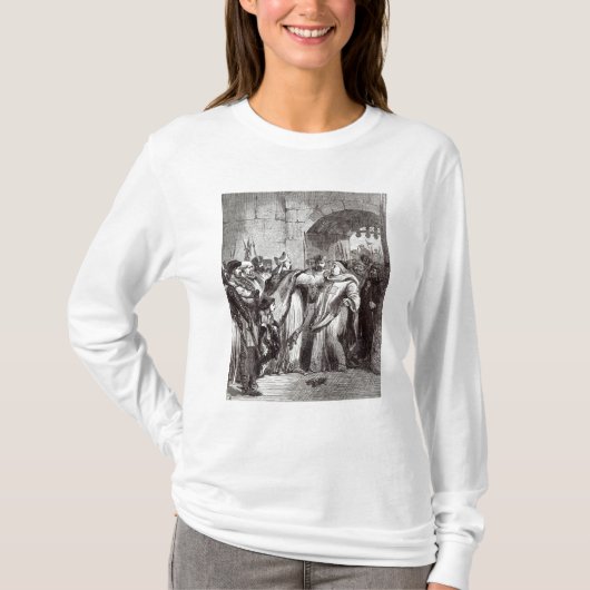 ウィリアムLongchampおよびヒューde Pudsey Tシャツ (正面)