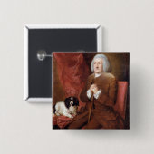 ウィリアムLowndes (1652-1724年)、彼のMajestの会計検査官 缶バッジ (正面&裏面)